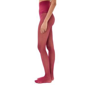 commando Women's Premier Sheer Tights Raspberry Red S